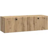 vidaXL Meuble TV mural 98 x 31 x 30 cm, chêne Artisan