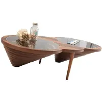 AEA Table basse moderne, salon, neuve, luxe, exclusive, en bois, stylée, élégante