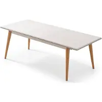 Xl Moebel Gmbh Table de salle à manger blanche en bois Table de cuisine Table design Mobilier de salle à manger