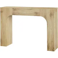 StarTech.com Console - Table de canapé/d'entrée - 120 cm Bois - Rectangulaire - Style cottage - Chêne naturel - Buff/Beige