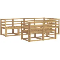 Syfax Ensemble de canapés d'extérieur 7 pcs