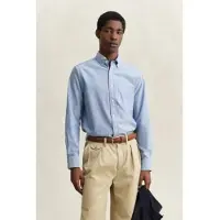 Gant pour homme. 3250255 Chemise Oxford Regular Fit Archive bleue (XXL), Casuel, Coton, Classique, Manche longue