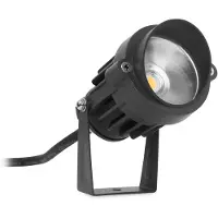 Forlight Applique murale extérieure LED C4 Minimal - 8 W, lumière blanche neutre, IP44, noire