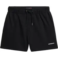 Superdry pour femme. W7110474A Short de sport noir (L), Casuel, Coton