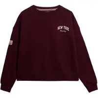 Superdry Sweat-shirt rouge / blanc