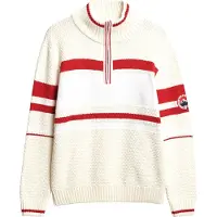 Superdry Intarsia Half Zip Sweater Multicolore XS Femme