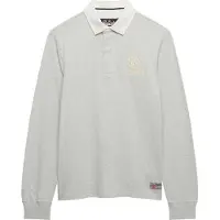 Superdry Vintage Athletic Rugby Long Sleeve Polo Gris XL Homme
