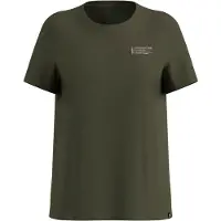 Odlo Cotton Blend Unlimited Short Sleeve T-shirt Vert M Femme