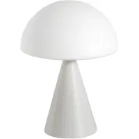FABAS LUCE Lampe De Table Led Blip 7W AvecTactile Et Technologie Cct 2700K-4000K, Structure En Métal Et Verre Soufflé, Couleur Blanche - Blip