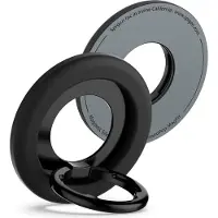 Spigen - Phone Ring Nano Pop MagSafe - Black Sesame, Téléphone portable : accessoires, Noir