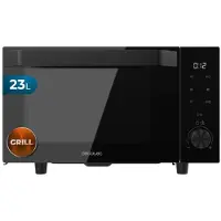 Cecotec Micro-ondes sans Plateau avec Grill Proclean 6140 Flatbed Door. 800W+1000W Grill, 23L, Porte Rabattable, 13 Niveaux