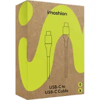 IMoshion Câble tressé USB-C vers USB-C - 3 mètres - Zwart