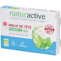 Naturactive Maux de Tête Flash Bio 14 pc(s) Capsule(S)