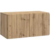vidaXL Meuble TV mural en chêne Artisan, 59,5 x 31 x 30 cm