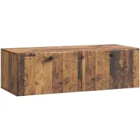 vidaXL Meuble TV mural 98 x 41 x 30 cm Bois recyclé et panneaux dérivés du bois