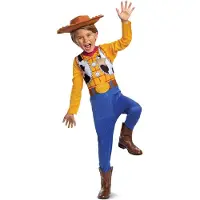 Toy story Disney Woody Classic Kids Costume Bleu 5-6 Years Enfants