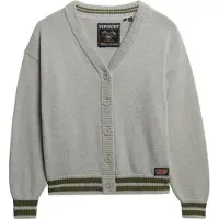 Superdry Cardigan gris / olive