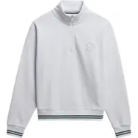 Superdry Femme Pull Country Club à Demi-zip Embossé White Taille: 36