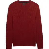 Superdry Pull-over rouge rubis