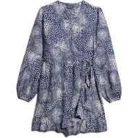 Superdry Robe bleu marine / blanc