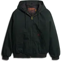 Superdry pour homme. M5011881A Blouson bombardier à capuche vert Surplus (XXL), Casuel, Coton, Manche longue