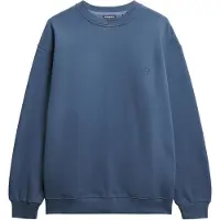 Superdry Blank Oversized Sweatshirt Bleu L Homme