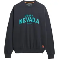 Superdry pour femme. W2012408A Sweatshirt Outdoor Location noir (M), Casuel, Coton
