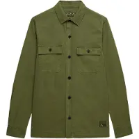Superdry Military Long Sleeve Shirt Vert 2XL Homme