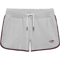 Superdry pour femme. W7110479A Short Athletic Essential Retro grey (M), Casuel, Gris, Coton
