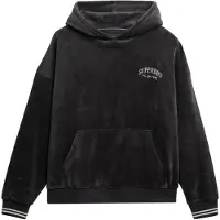 Superdry Femme Country Club Velour Sweat à Capuche Décontracté Black Taille: 36