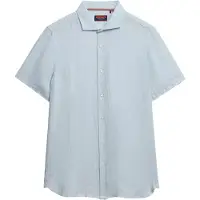 Superdry Sd Embroidered Vacation Linen Short Sleeve Shirt Blanc XL Homme