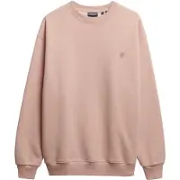 Superdry Blank Oversized Sweatshirt Rose S Homme