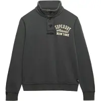 Superdry Sweat-shirt 'Vintage Athletic' crème / gris foncé