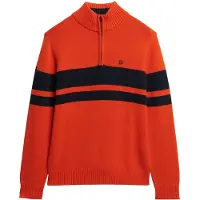 Superdry Pull-over bleu nuit / rouge