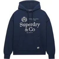 Superdry Sweat-shirt marine / blanc cassé