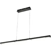 FABAS LUCE Suspension Led Ling 40 W 4800 Lm 3000 K, Structure En Métal Noir Et Méthacrylate, Classe 2, Intensité Variable - Série Ling