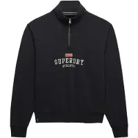 Superdry pour femme. W2012618A Sweatshirt Athletic Essential navy (M), Casuel, Coton, Marine