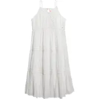 Superdry Ibiza Cami Sleeveless Long Dress Blanc S Femme