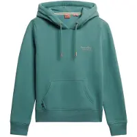 Superdry Femme Sweat à Capuche Logo Essential Blue Taille: 40