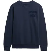 Superdry Vintage Athletic Tonal Sweatshirt Bleu S Homme