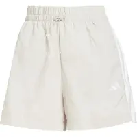 Adidas Essentials 3 Stripes Lifestyle Woven Shorts Beige L Femme