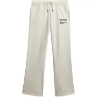 Superdry pour femme. W7011171A Pantalon de jogging évasé à taille basse Athletic Essentials beige (M), Casuel, Coton