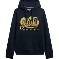 Superdry Outfitters Hoodie Bleu S Homme