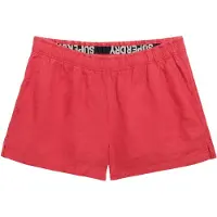 Superdry pour femme. W7110450A Short Linen red (XS), Rouge, Casuel