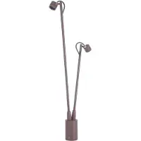 Forlight Applique extérieure LED C4 Fint - 3,5 W, lumière blanc chaud, 125 lm, indice de protection IP54, couleur marron