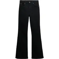 Superdry pour femme. W7011261A Jeans High Rise Flare noir (30/30), Casuel, Coton