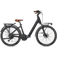 VELOmarche Via Veneto Vélo électrique Amata E-bike Lady 28 pouces 7 V Noir Poudre de café (mat)