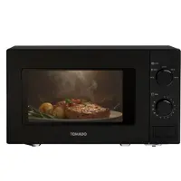 Tomado TMS2003B - Micro-ondes solo - 20 litres - 5 niveaux de puissance - 700 watts - Eclairage intérieur - Noir