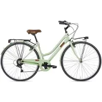 Letoule Tropaiz - City Bike 28 - 6 vitesses en acier pour femme - Vert émeraude clair