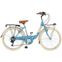 Via Veneto Vélo pour fille Giuly Lady 24" 6 vitesses, taille 38, bleu, Mama non Mama